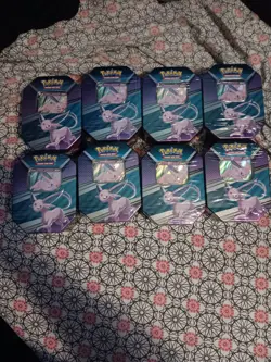 Pokemon TCG: V Heroes Tin - Espeon V - 4 Packs NEW - Image 1