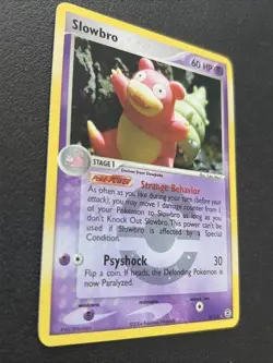 Slowbro FireRed & LeafGreen 14/112 Reverse Holo Pokemon Card EXCELLENT CONDITION - Image 3