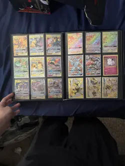 pokemon cards binder collection rare card lot - Image 1