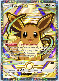 Eevee EX Full Art Deluxe Pack ex Pokemon TCG Pocket 2 Star ⭐⭐ (English) - Image 1