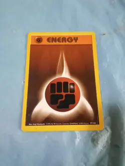 Pokemon TCG Fighting Energy Base Set 97/102 Regular Unlimited Common - Image 1
