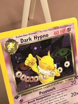 Dark Hypno 9/82 1st Edition Holo Team Rocket 2000 MP Pokemon TCGKITTEN - Image 5