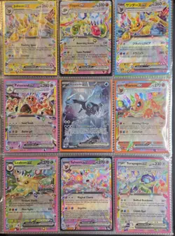 POKEMON Pokemon binder lot collection Full Art Promo V EX McDonald's Halloween - Image 3