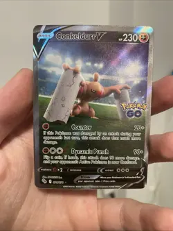 Conkeldurr V | 74/78 | Alternate Art | Pokemon GO | Pokemon TCG | NM - Image 1