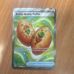 Pokemon TCG: Buddy Buddy Poffin - 167/132 - Mega Evolution - Full Art - NM - Image 1