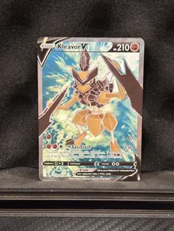 Kleavor V - SWSH248 - Pokemon TCG Sword & Shield Promo Ultra Rare Holo Card NM - Image 1