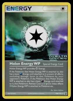 Pokemon Card - Holon Energy WP Delta Species 106/113 Rare Reverse Holo Stamped - Image 1