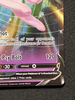 Espeon V SWSH201 Sword & Shield Black Star Promo Holo Pokemon Card NM #1 - Image 3