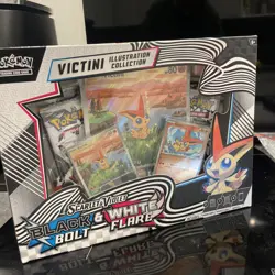 Pokemon Black Bolt & White Flare - Victini Illustration Collection Box English - Image 1
