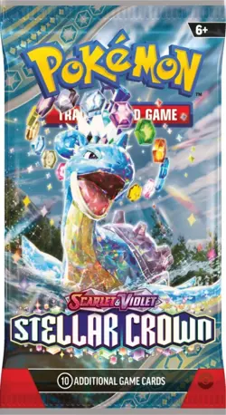 Pokemon TCG Scarlet & Violet - Stellar Crown Booster Pack - Image 1