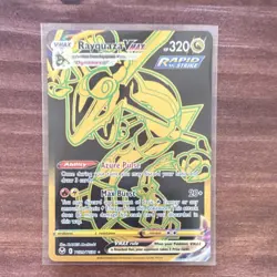Pokemon Rayquaza VMAX Secret Rare Full Art Holo Silver Tempest TG29/30 EN - Image 1