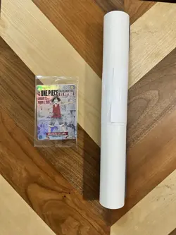 One Piece Monkey D. Luffy US Voyage College Basketball Promo Card + Poster - Image 3