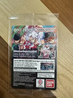 One Piece Monkey D. Luffy US Voyage College Basketball Promo Card + Poster - Image 2