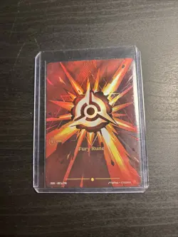Fury Rune 7a/298 OGN-Riftbound Origins Alt Art English Rune Card - Image 1