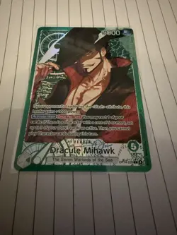 OP14-020 Dracule Mihawk Leader Alt Art One Piece TCG English Card - Image 3