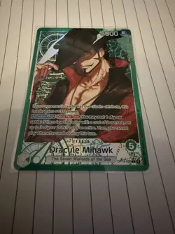 OP14-020 Dracule Mihawk Leader Alt Art One Piece TCG English Card - Image 5