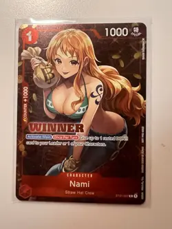 Nami (Tournament Pack Vol. 3) [Winner] ST01-007 One Piece Promotion Cards Foil - Image 2
