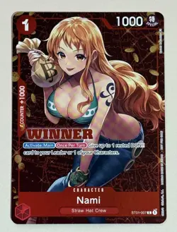 Nami (Tournament Pack Vol. 3) [Winner] - One Piece Promotion Cards ST01-007 - Image 1