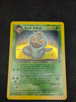 Dark Arbok Holo Rare 2/82 2000 Pokemon TCG Rocket Unlimited - Image 2