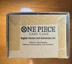 🏴‍☠ One Piece Card Game English Version 2nd Anniversary Set NEW FACTORY SEALED - Image 1