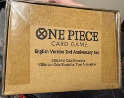 FACTORY SEALED- ONE PIECE CARD GAME English Version 2nd Anniversary Set- RARE - Image 2