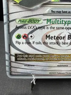Pokemon TCG Platinum Arceus LV X 95/99 Holo Ultra Rare NM - Image 5