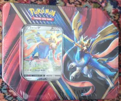Pokemon TCG: Legends of Galar Tin Zacian V and Zamazenta V...Factory Sealed! 820650807107 - Image 1