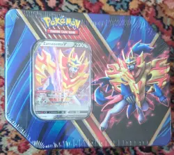 Pokemon TCG: Legends of Galar Tin Zacian V and Zamazenta V...Factory Sealed! 820650807107 - Image 2