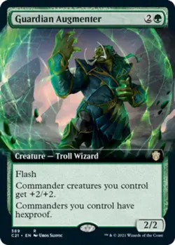 1x Guardian Augmenter ~ Extended Art NM-Mint, English Commander 2021 MTG Magic - Image 1