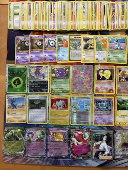 Vintage Pokemon Card Lot Holo Etc MP-Damaged Ninetales Ancient Mew Etc 630+ - Image 3