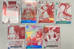 EN One Piece OP-13 3rd Anniversary Full Set Treasure Campaign Promo Collection c - Image 1