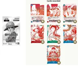EN One Piece OP-13 3rd Anniversary Full Set Treasure Campaign Promo Collection c - Image 2