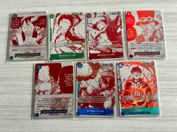 EN One Piece OP-13 3rd Anniversary Full Set Treasure Campaign Promo Collection - Image 1