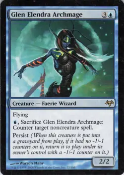 MTG Glen Elendra Archmage (22) | HP | Eventide {EVE} - Image 1