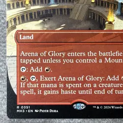 MTG Arena of Glory (Borderless) – Modern Horizons 3 MH3 #351 Non-Foil NM - Image 4