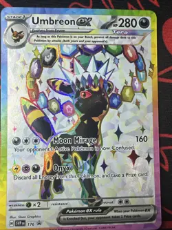 Pokemon Umbreon EX SVP 176 Premium Figure Collection Black Star Promo NM Holo - Image 1