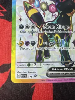 Pokemon Umbreon EX SVP 176 Premium Figure Collection Black Star Promo NM Holo - Image 4