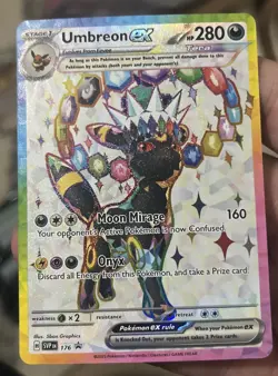 Pokemon Umbreon ex SVP 176 Premium Figure Collection Black Star Promo - Image 2