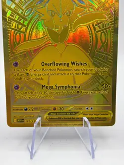 Pokemon TCG Mega Evolutions - Mega Gardevoir EX 187/132 Gold Card SEE PHOTOS - Image 3