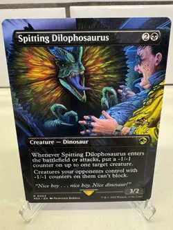 Spitting Dilophosaurus (Borderless) Universes Beyond: Jurassic World Collection - Image 1