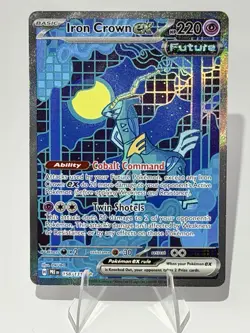 Pokemon TCG Iron Crown EX Prismatic Evolutions Sir 158/131 NM - Image 1