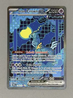 Pokemon TCG Iron Crown EX Prismatic Evolutions Sir 158/131 NM - Image 3