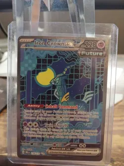 Pokemon TCG Prismatic Evolutions Iron Crown EX Sir 158/131 - Image 1