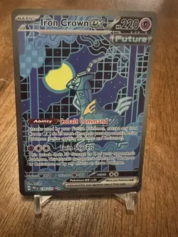 Pokemon - Iron Crown EX 158/131 Prismatic Evolutions Sir Holo - Image 1