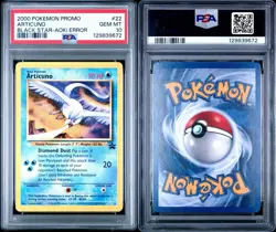 2000 Pokemon Wizards Black Star Promos Articuno Aoki Error #22 PSA 10 Gem Mint - Image 1