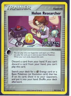 2005 HOLON RESEARCHER 95/113 Ex DELTA SPECIES POKEMON-REVERSE HOLO-STAMPED-NM/M - Image 1
