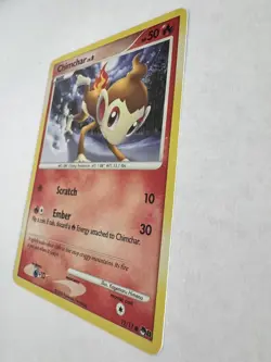 Pokemon Chimchar LV.8 #12 (Cracked Ice Reverse Holo) - LP/NM 2008 - Image 2