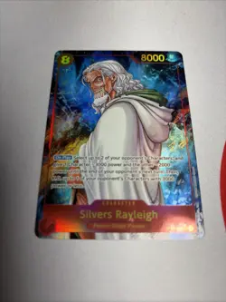 SEC RARE Silvers Rayleigh OP08-118 Parallel ALT ART / One Piece / Two Legends NM - Image 1