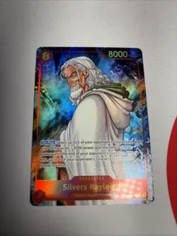 SEC RARE Silvers Rayleigh OP08-118 Parallel ALT ART / One Piece / Two Legends NM - Image 2