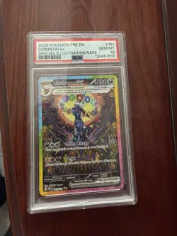2025 POKEMON PRE EN-PRISMATIC EVOLUTIONS #161 UMBREON ex PSA 10 (QR909 - Image 4